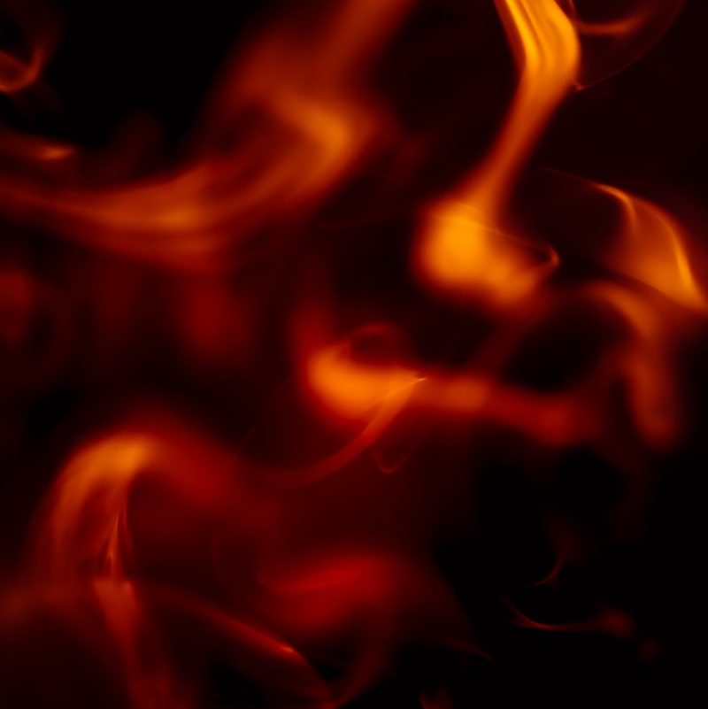 red and yellow fire digital wallpaper